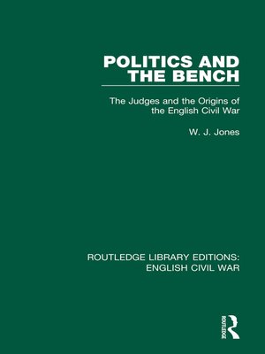 cover image of Politics and the Bench